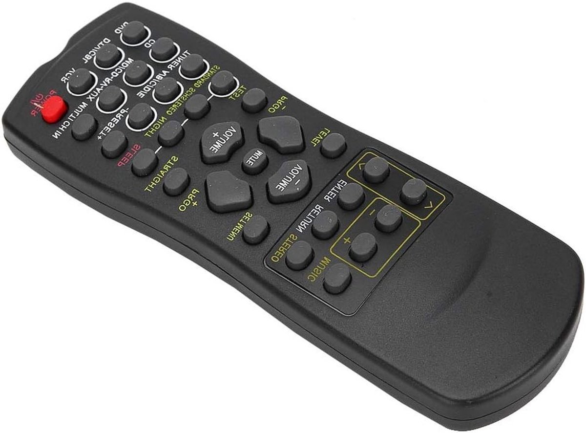 Vervangende Afstandsbediening voor RAV22, RX-V459, RX-V357 en HTR5830 TV's, ABS Materiaal, Tot 10 Meter Bereik, Werkt op AA Batterijen