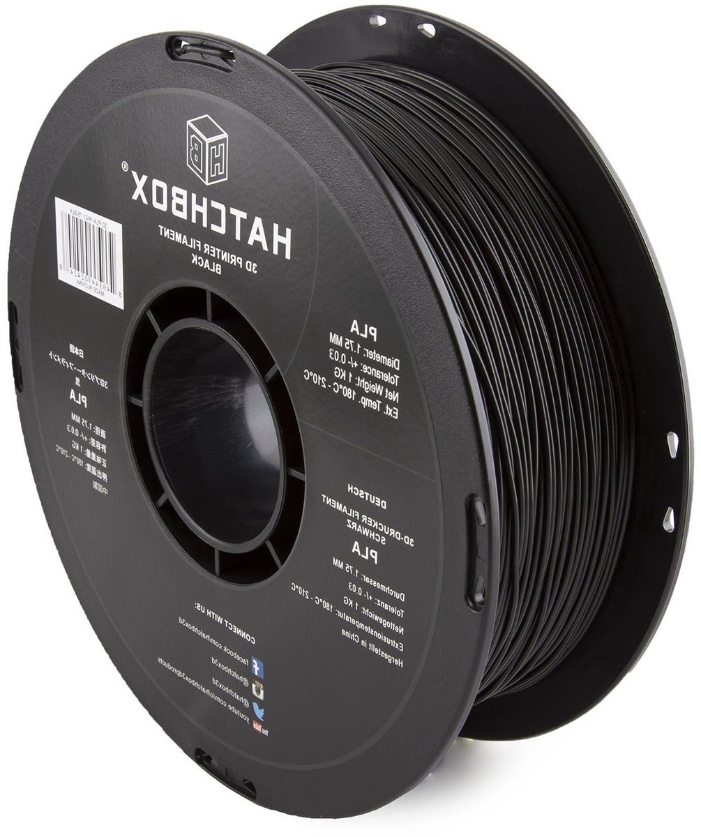 3D Printer Filament - PLA Draad - Objecten Printen - Nauwkeurig +/- 0.03mm - 1.75mm 1kg - Zwart