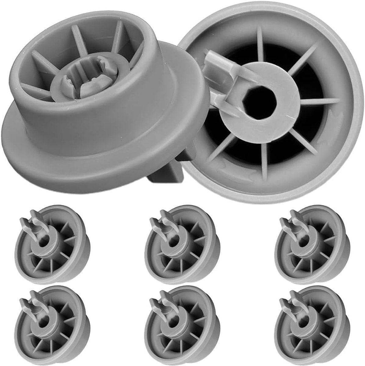8 Rolls Universele Vaatwassermand Reserveonderdelen - Vaatwasserwieltjes - Geschikt voor Bosc Siemens Vaatwasser Model 165314
