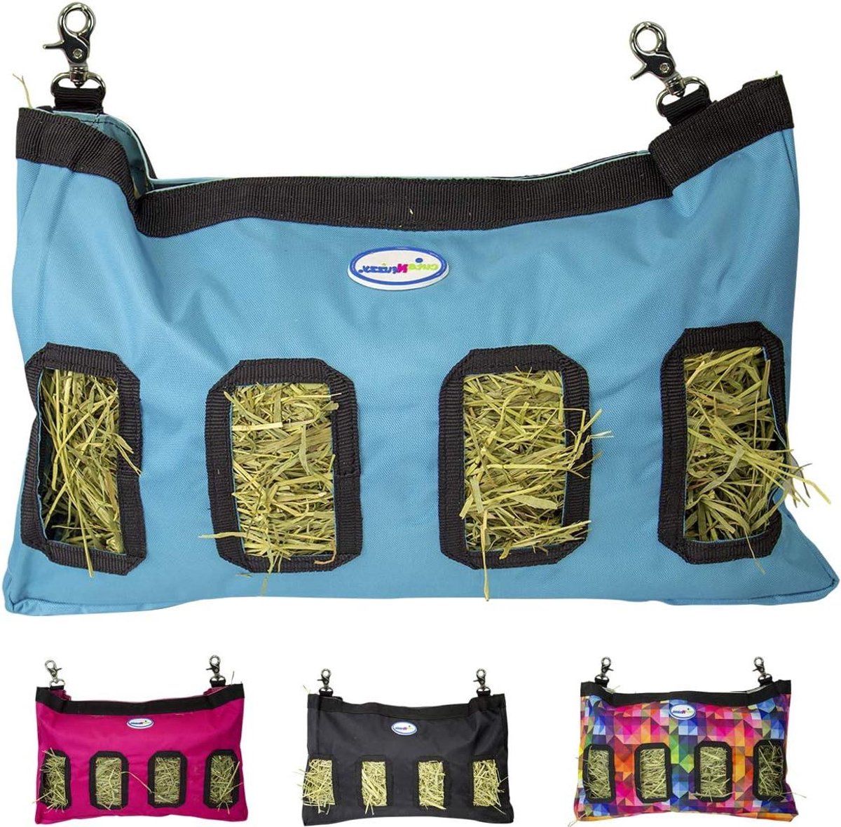 Hooi Pouch Feeder - Hooizak Kleine Dieren - Voederen Huisdier - Duurzaam Nylon Materiaal - 22.9 x 28.9 cm