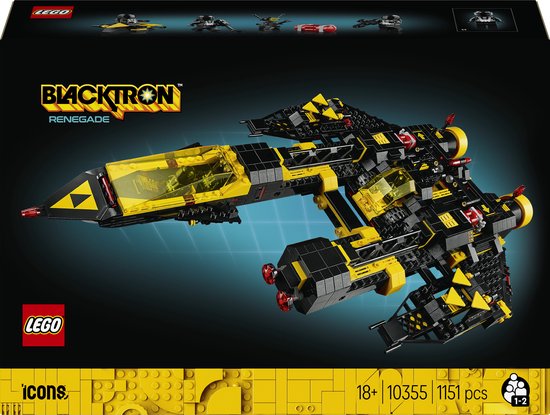 LEGO Icons 10355 Blacktron Renegade