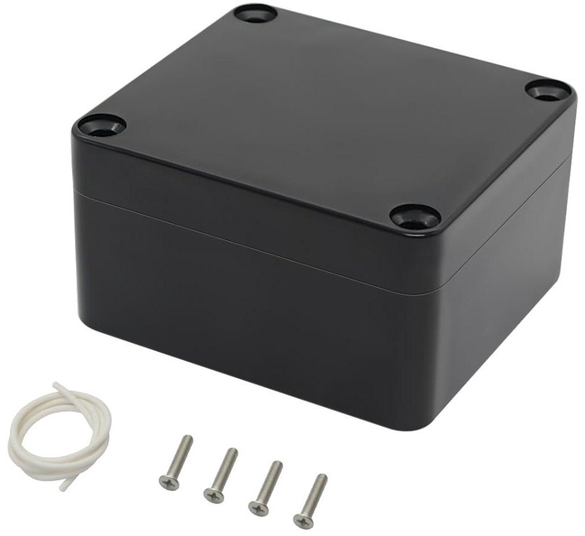 Project Box - Junction Box - Elektronica Beschermen - IP65 Waterdicht - 63 x 58 x 35 mm - Zwart