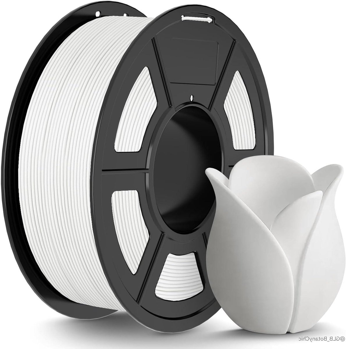 PLA Filament - 3D Print Materiaal - Snel Printen - Mat Oppervlak - 1.75 mm 1 kg - Wit