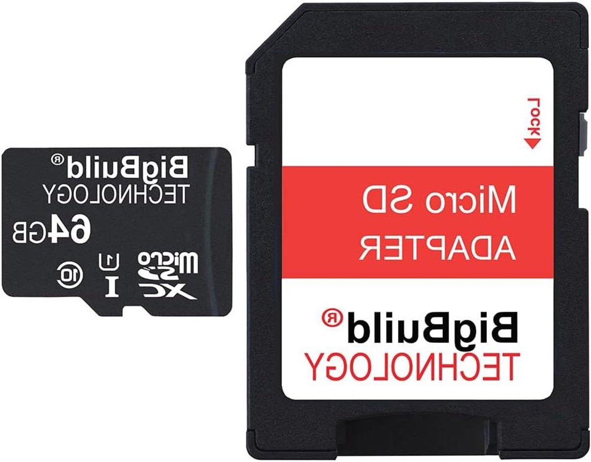 Micro SDXC Geheugenkaart - Opslagkaart Smartphone - Opslag Uitbreiden - Ultrasnelle Leessnelheid - 64 GB - Zwart