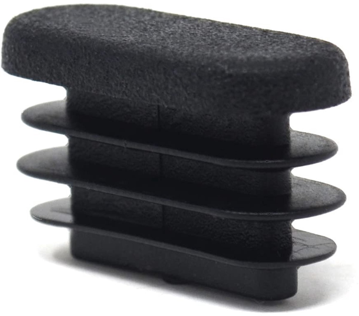 Store_7 - Ovale Buisstoppen - Lamellenstoppen - Eenvoudige Montage - 25x10 mm - Geschikt voor Wanddikte 0,8-2 mm - Set van 10
