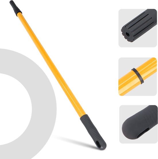 Telescoopsteel Verfroller - Verlengsteel Schilder - Schilderen Zonder Ladder - Verstelbare Lengte - 160-300 cm - Zilver van Merkloos	 — afbeelding 4