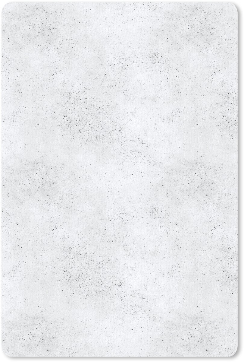 Muismat 13x20 cm - Mousepad Lichtgrijs - Betonstructuur - Subtiel - Muismatten