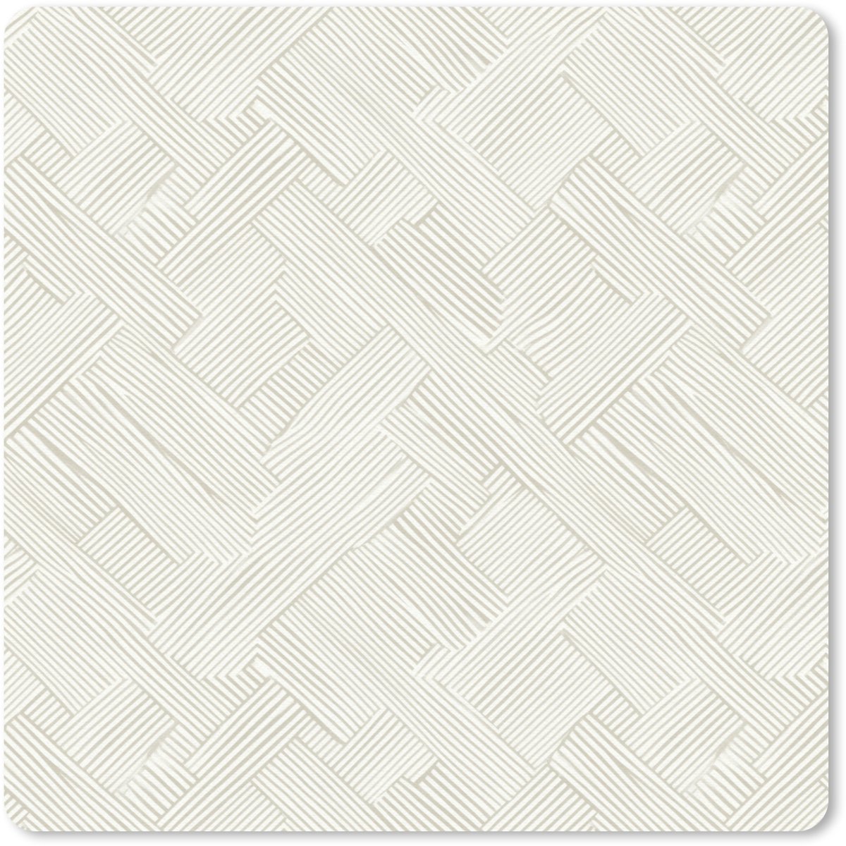 Muismat 30x30 cm - Mousepad Textuur - Abstract - Beige - Muismatten