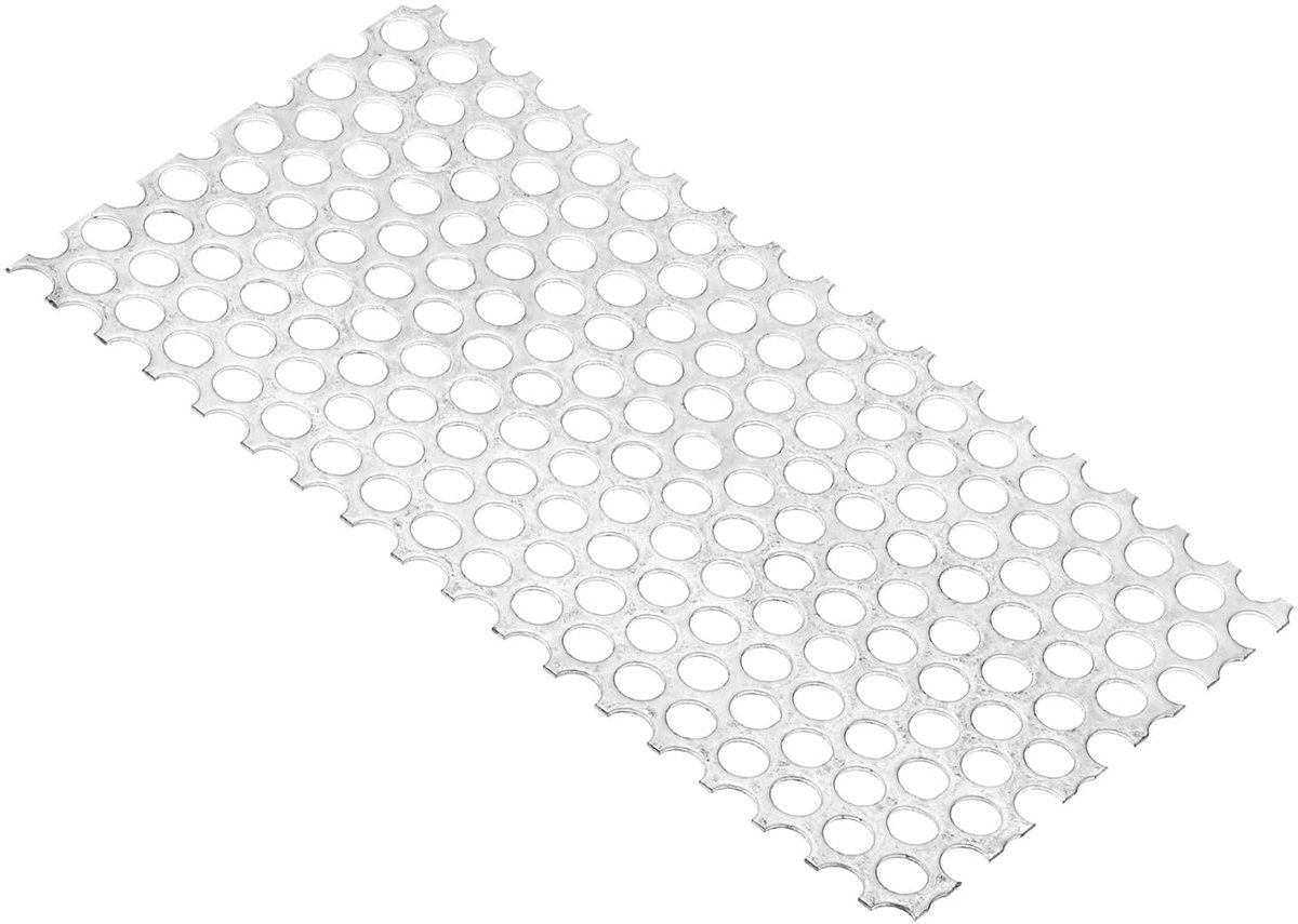 8" x 4" 304 roestvrijstalen geperforeerd plaatstaal - 0.32 inch gat - 19GA uitgebreid metaalgaasplaat - decoratieve scherm gaas voor ventilatierooster - rokerij