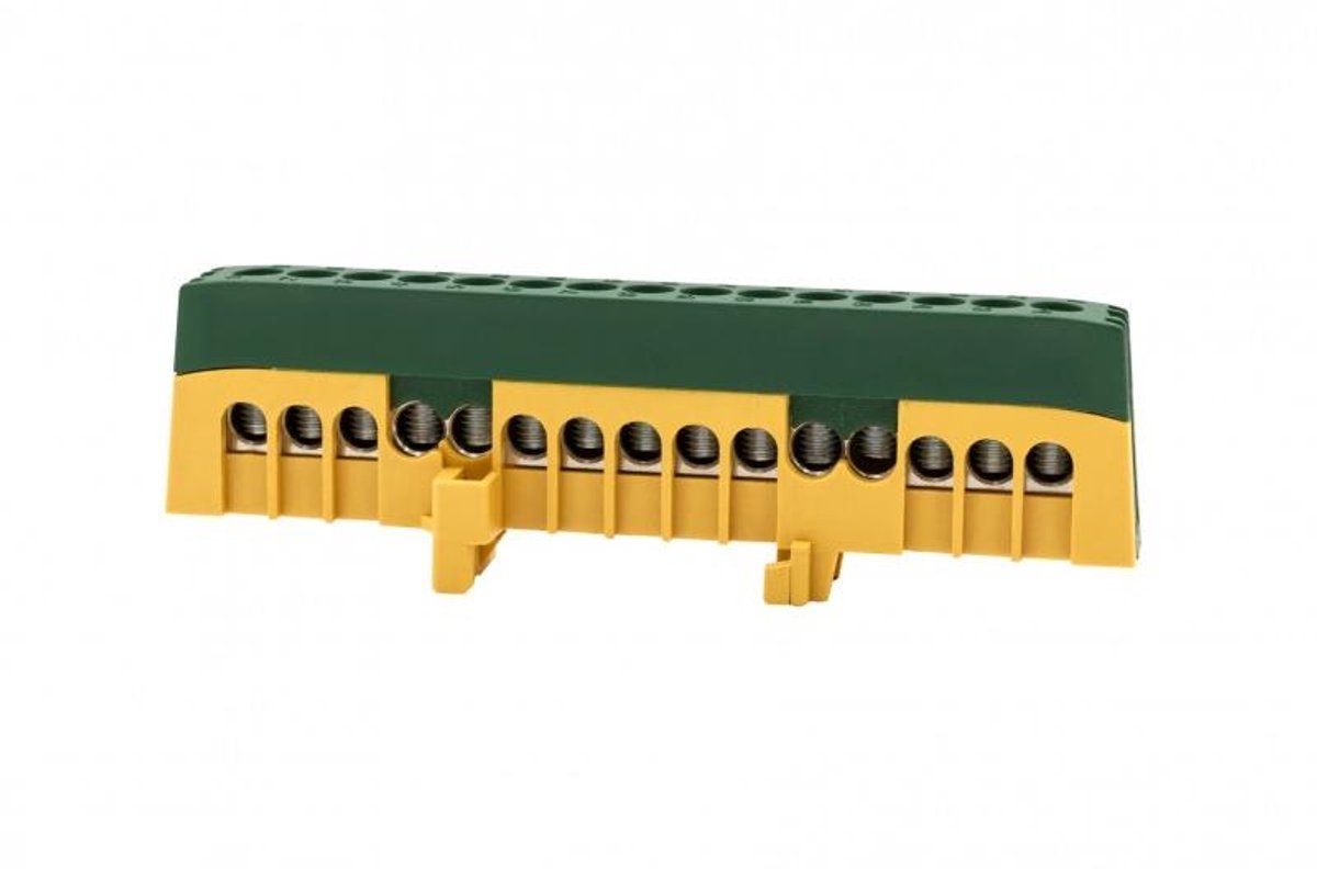 F-Elektro - Beschermstrip ZPI - 15 Module - IP20 - Geel/Groen