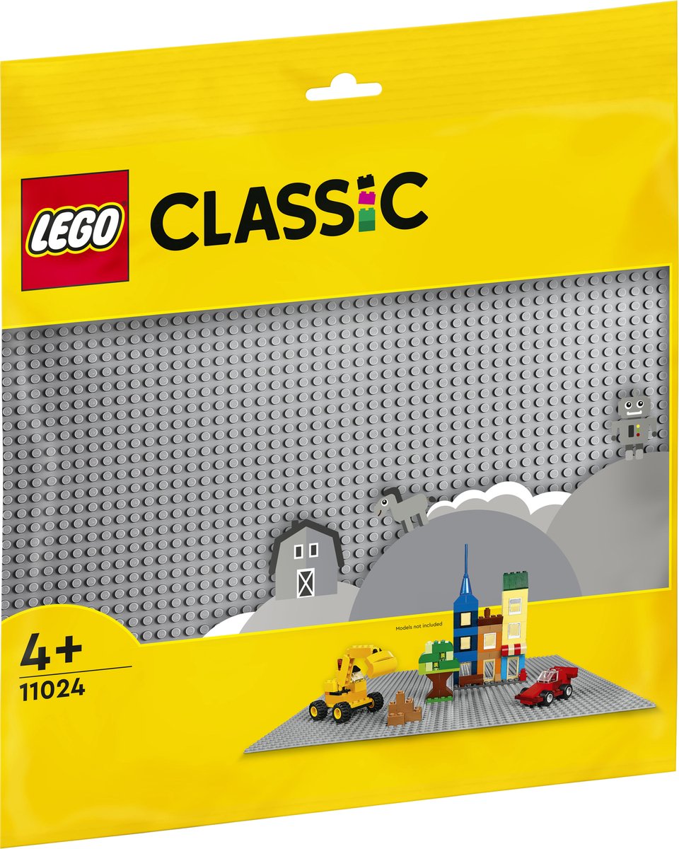 LEGO Classic Grijze bouwplaat 48x48 Bouwbord 11024 — afbeelding 8