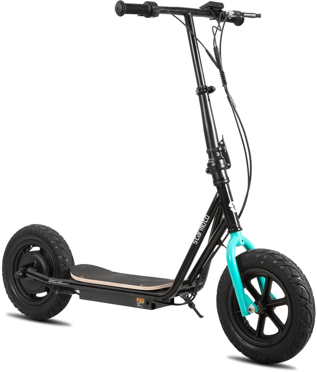 Joystar elektrische scooter Salem - elektrische scooter - lichtgewicht - opvouwbaar - 12 inch wielen - 250W 5.2Ah - maximale snelheid 25 km/u - zwart