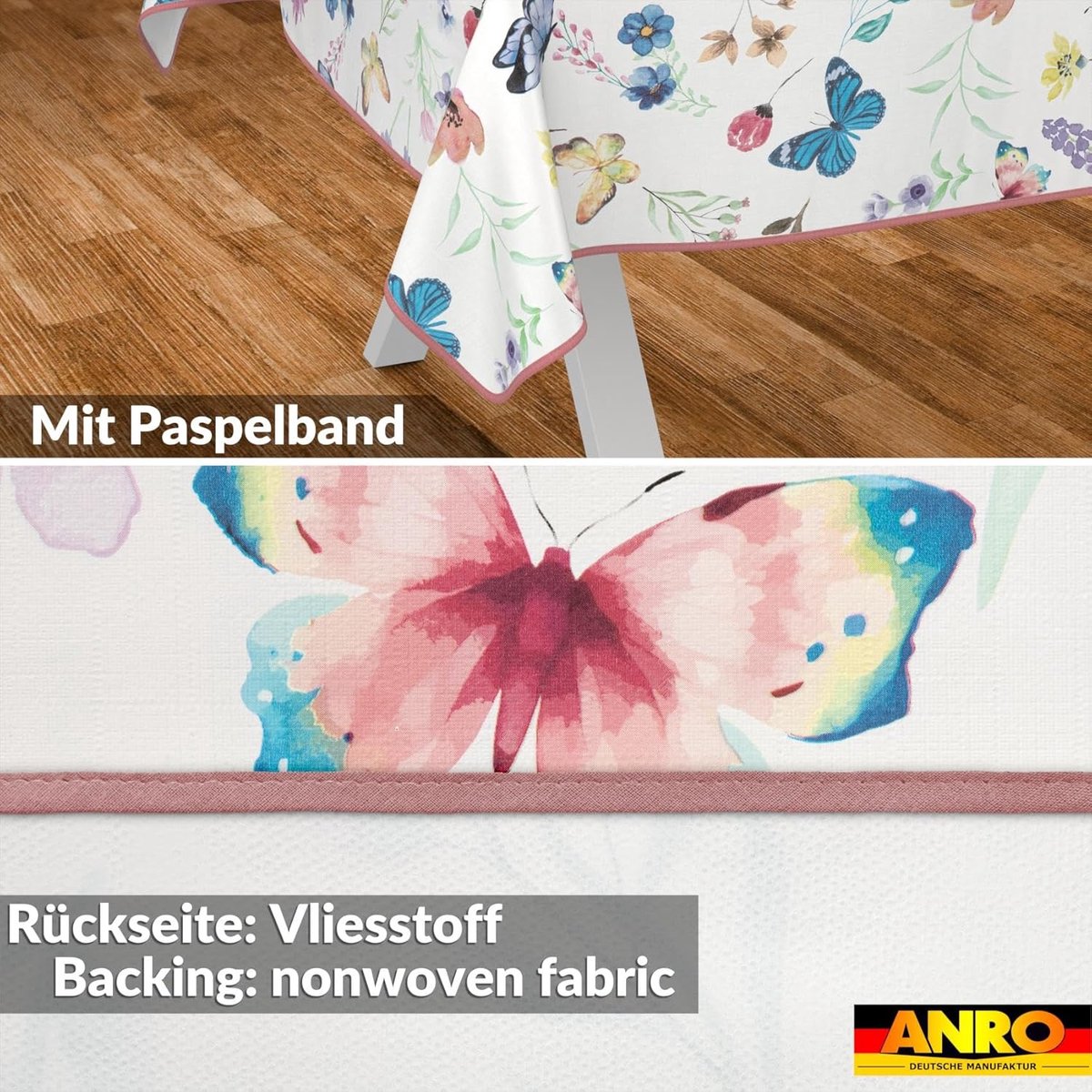 Tafelkleed Wasdoek - Afwasbaar Kleed - Tafel Beschermen - Lotus Effect - 220 x 140 cm - Met Zoom