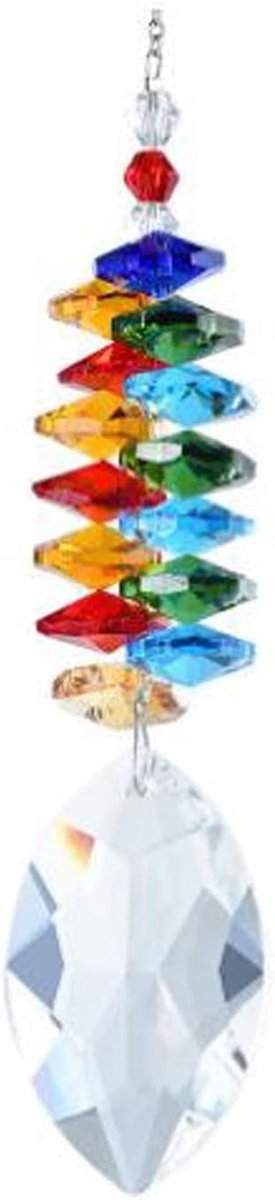 Healing Kristallen Zonvangers voor het Hartchakra, Hangende Prismen en Beads voor Feng Shui, Decoratie voor Thuis en Bruiloften, Glas Ornamenten voor Ramen