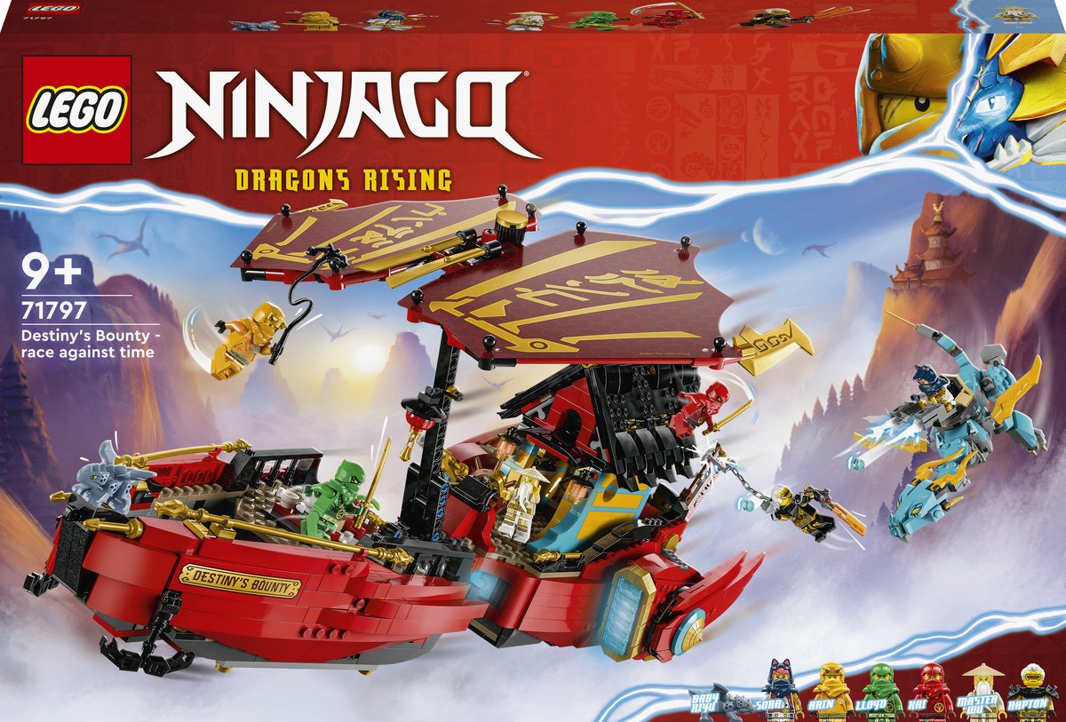 Bol.com LEGO NINJAGO Destiny's Bounty – Race Tegen de Klok Set - 71797 aanbieding