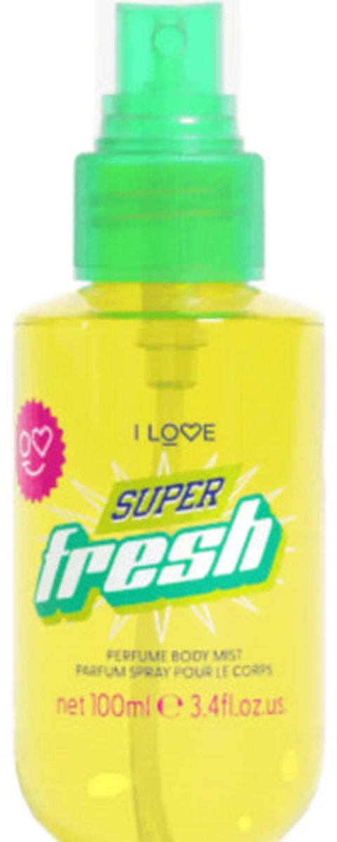 I LOVE Superfresh Perfumed Body Mist – Body Spray – 100 ml