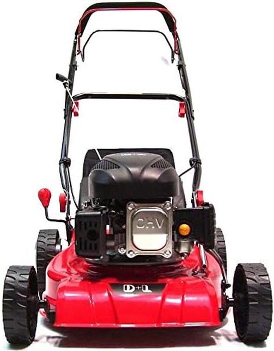 Benzine grasmaaier - Motor maaier - Gazon onderhoud - Zelfaandrijving met Big Wheeler - 41 cm snijbreedte - Rood — afbeelding 5