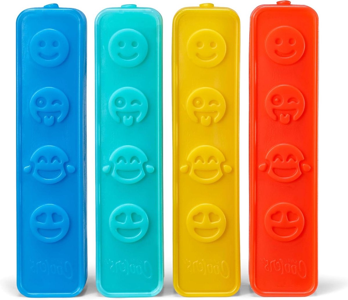 Lunch Box Ice Packs - Koelsticks Lunchtas - Lunch Koel Houden - Ruimtebesparend Stapelbaar - 4 Stuks - Multicolor