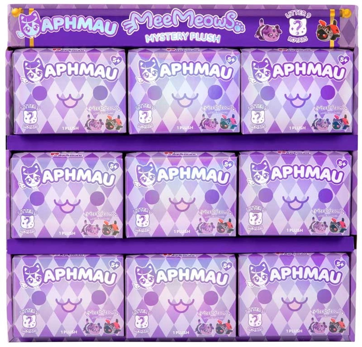 APHMAU 6" MYSTERY MEEMEOW PLUSH - SERIES 9 - ROYALS