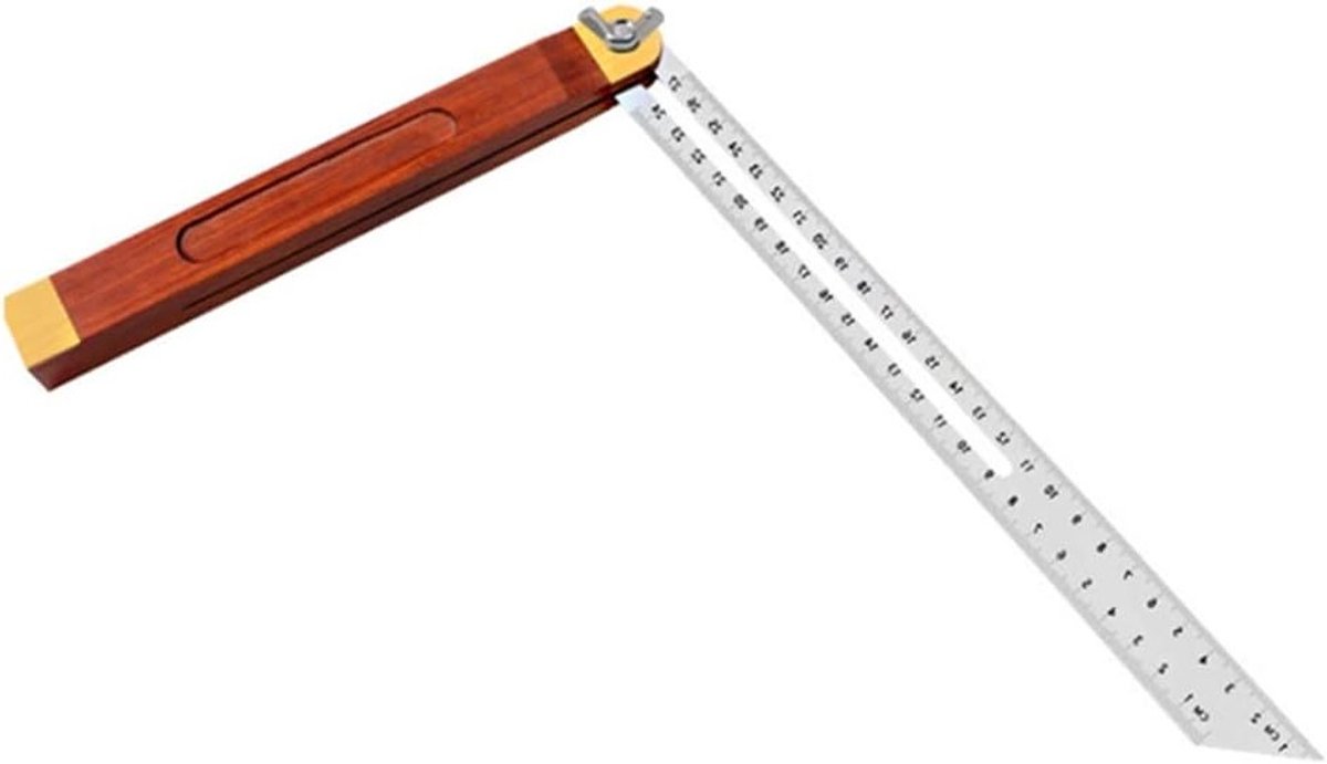 Verstelbare Houtbewerkingshoekmeter, T-Vormige Hoekfinder voor Timmerman, Architect en Ingenieur - Perfect voor Precisiewerk en Houtbewerking