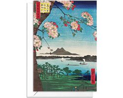 Wenskaarten Set - Kaarten met Envelop - Alle Gelegenheden - Japanse Ukiyo-e Kunst - 125 cm x 175 cm - Meerkleurig