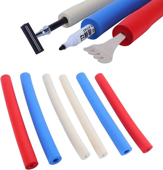Verstelbare Foam Grip Hulp voor Ouderen en Gehandicapten, 6-Pack van 30.5 cm Foam Tubes, Ergonomische Keukentools voor Betere Grip en Comfort — afbeelding 2