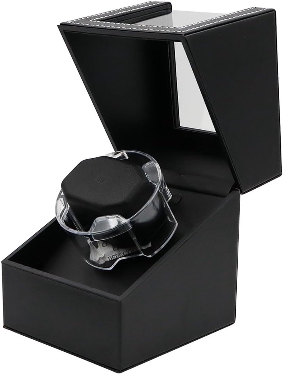 Automatische horlogewinder met 1 slot, LED-verlichting en stille werking voor horloges