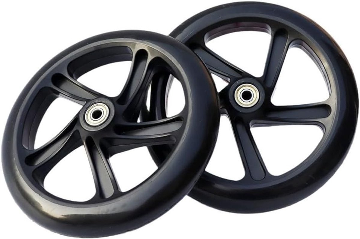 Duurzame en Stille Roller Skate Wielen van PU, Geschikt voor Scooters en Trolleys (180mm x 30mm)