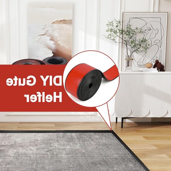 Zelfklevende Neopreen Rubber Strips en Matten voor DIY Toepassingen - 40mm x 2mm x 3m, Ideaal voor Afdichting en Isolatie — afbeelding 4