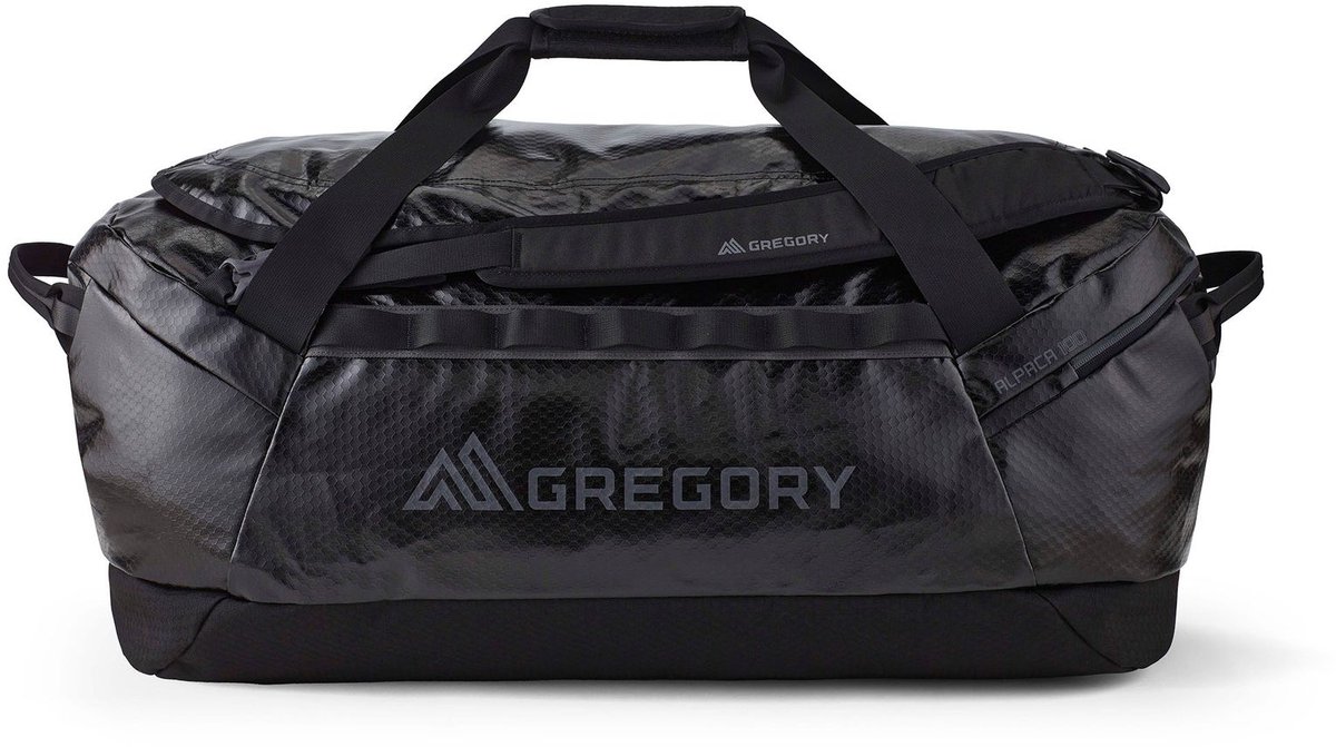 GREGORY reistas Alpaca 100 Duffle Obsidian Black zwart