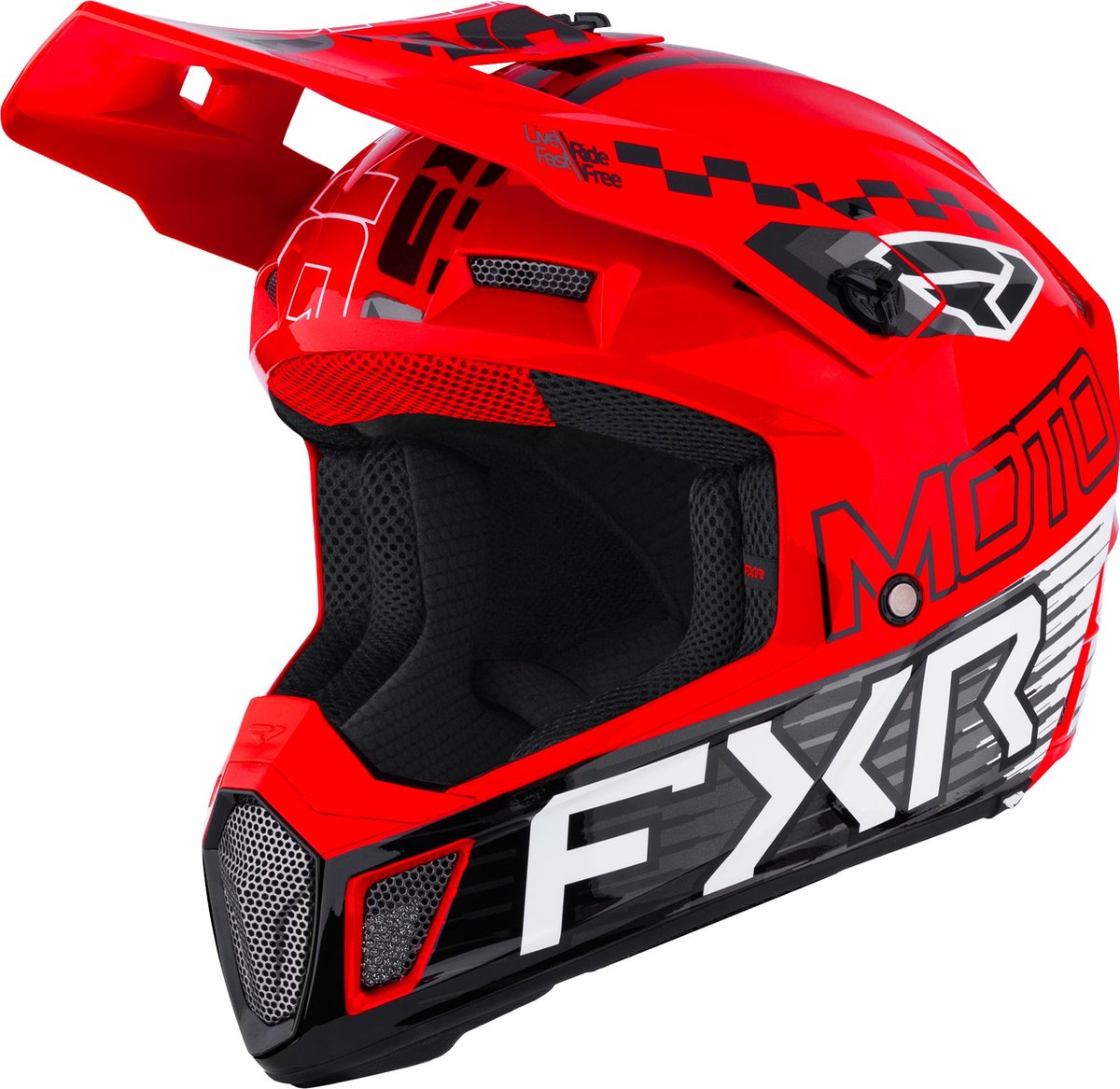 FXR Clutch Race Div Motorcross helm -