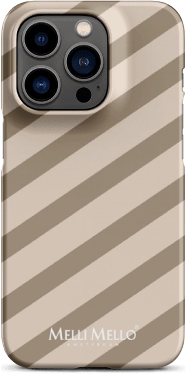 Melli Mello Telefoonhoesje Sand Stripe (Hard Case) - Apple iPhone 14 Pro
