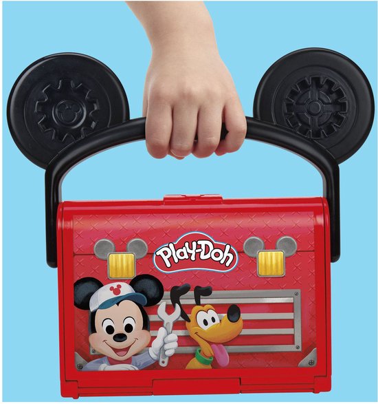 Play-Doh Disney Junior Garage op reis, Mickey-speelgoed
