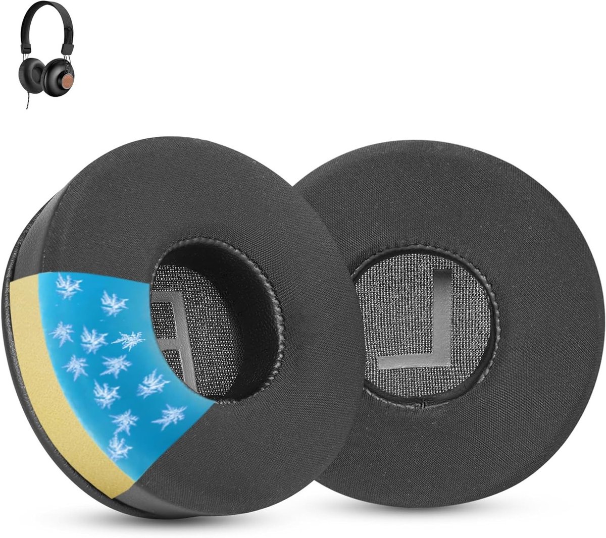 Vervangende oorkussens voor Positive Vibration 2 Headset met verkoelende gel en comfortabele pasvorm, ideaal voor langdurig gebruik