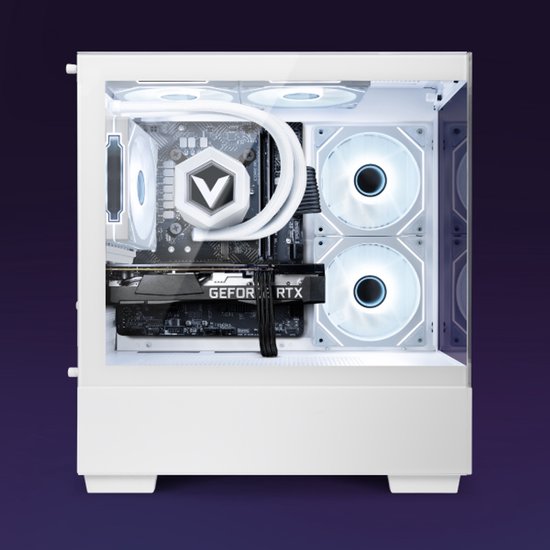 Vibox Gaming PC Set - Ryzen 7 5700X - RTX 5060 Ti - 16GB RAM - 1TB SSD - Windows 11 - WiFi 6 + Bluetooth 5.4 - 23" Monitor + Accessoires
