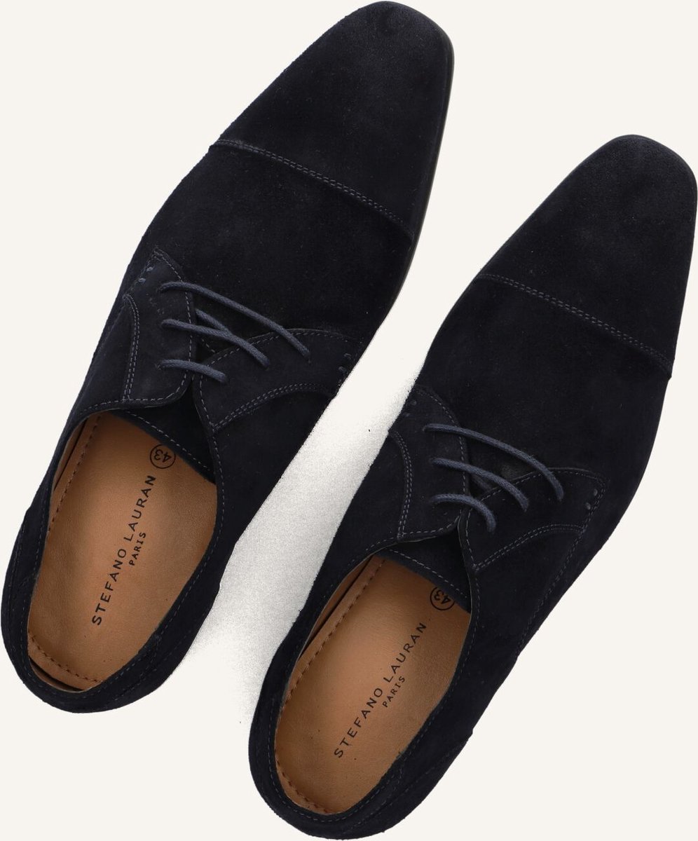 STEFANO LAURAN Stefano Lauran Veter Nette schoenen - Veterschoenen - Heren - Blauw - Maat 45