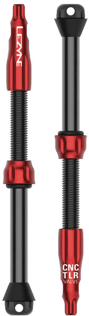 Lezyne CNC TLR ventiel Pro 80 mm - rood
