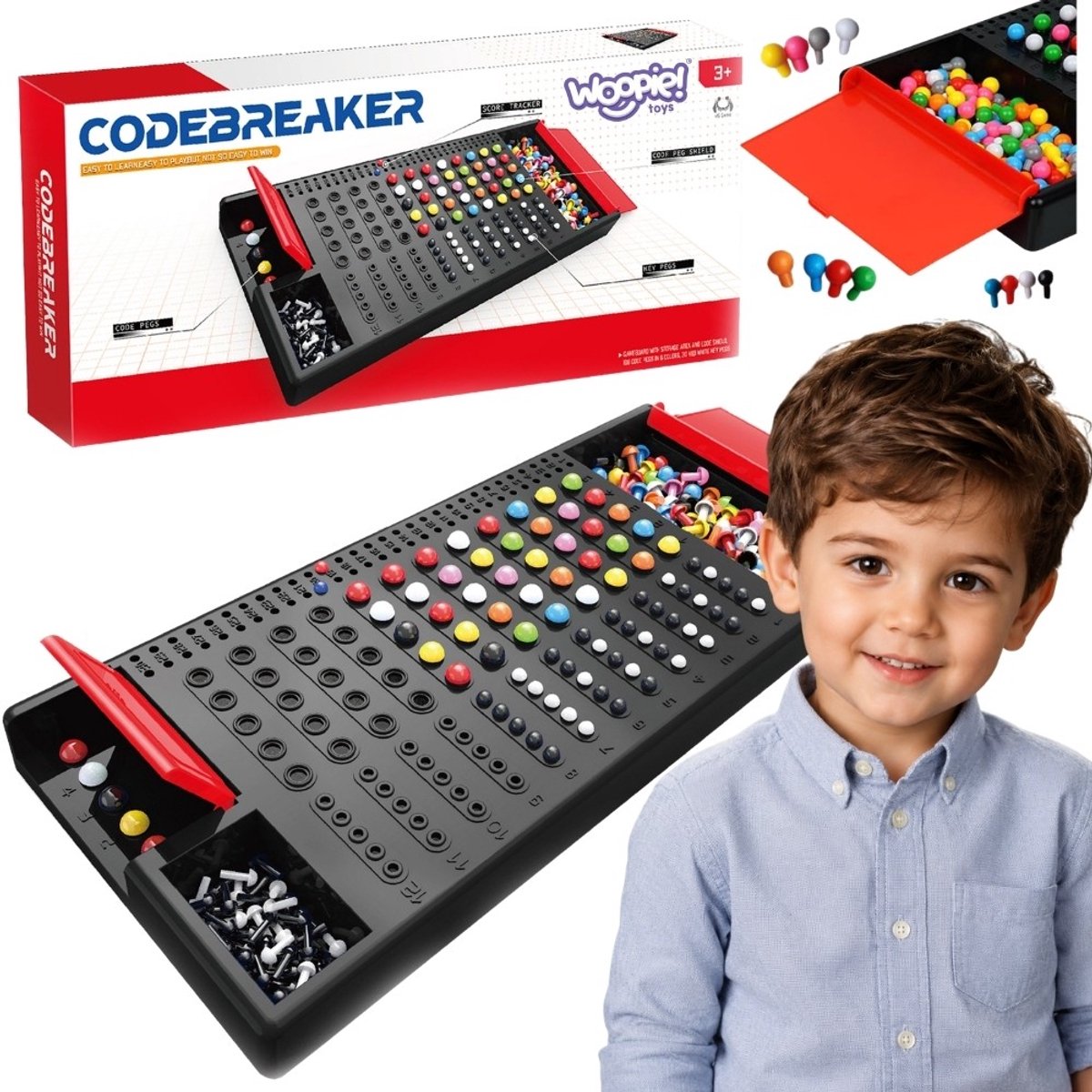 Woopie Code Breaker Logicaspel - UNI