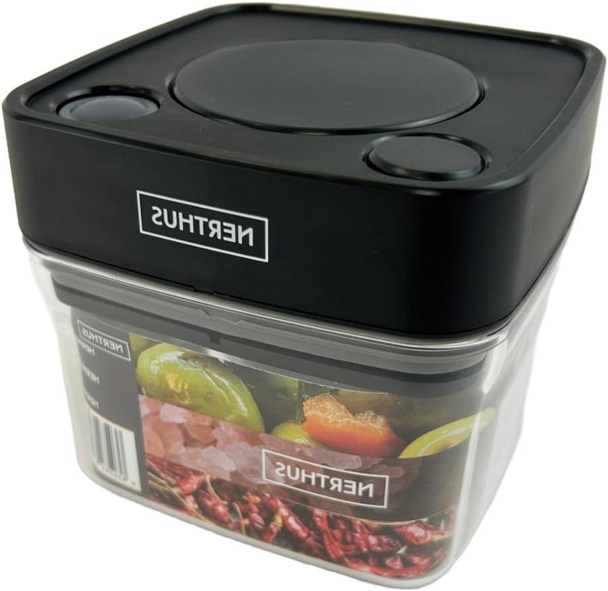 Voedselcontainer - Bewaarblik - Vers Houden - Luchtdichte Sluiting - 320 ml - Transparant