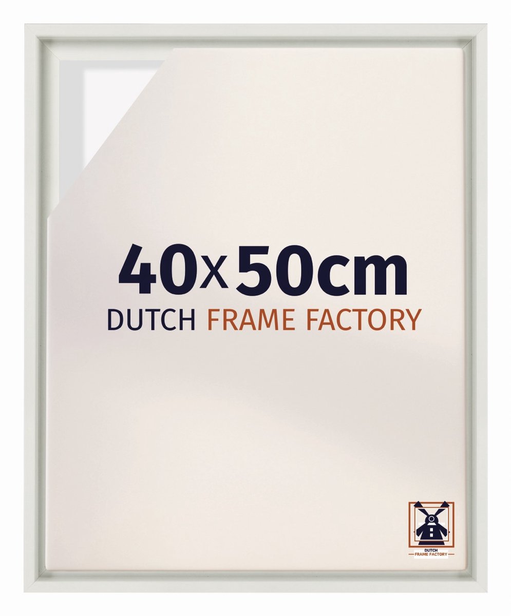 Dutch Frame Factory Baklijst 30x45 cm - White Wash - Geschikt voor Canvasdoek - MDF Baklijst Lausanne