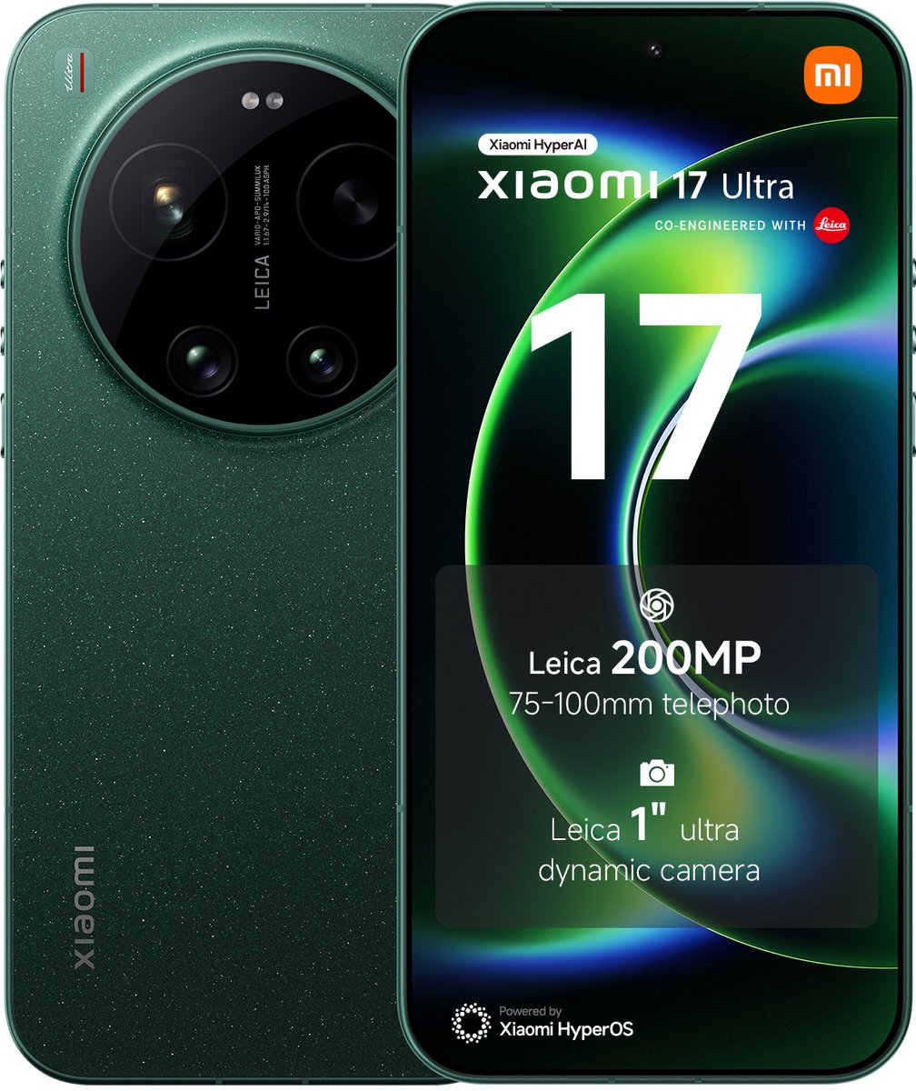 Xiaomi 17 Ultra - 16 GB RAM - 512 GB - Groen