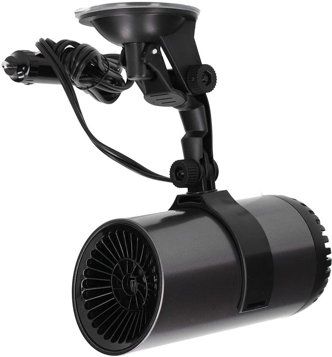 Smoakez - Draagbare Autoverwarmer - 2-in-1 Ventilator - Snelle Verwarming - 360 ° Houder - Koeling - Ideaal voor Winter-zomer