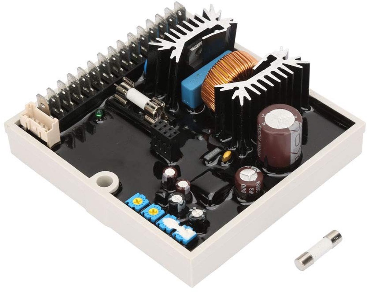 Dailygoods - AVR-Spanningsregelaar - Automatische Spanningsregelaar - Voor Generatordynamo - Compact en Lichtgewicht - Betrouwbare Spanningsregeling -