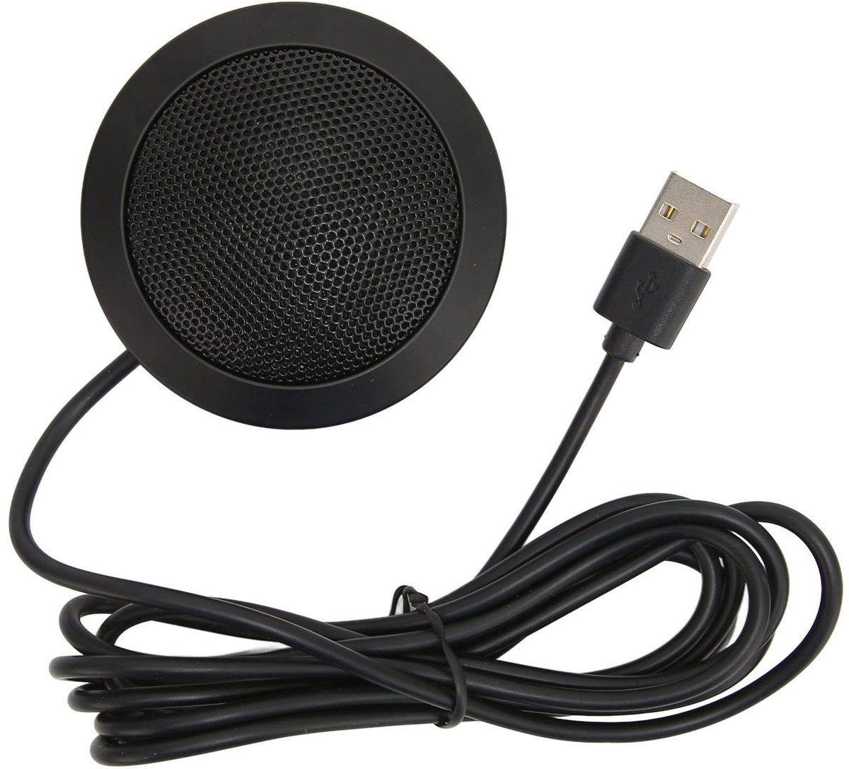 Dailygoods - USB-luidsprekertelefoon - 360 graden microfoon - Draagbaar ontwerp - Echo-annulering - Voor online vergaderingen - Geschikt voor zakelijk