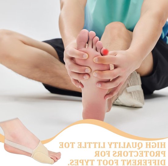 Corrector voor Bunionette en Hallux Valgus, Pijnverlichting voor Kleine Teen, Geschikt voor Mannen en Vrouwen — afbeelding 3