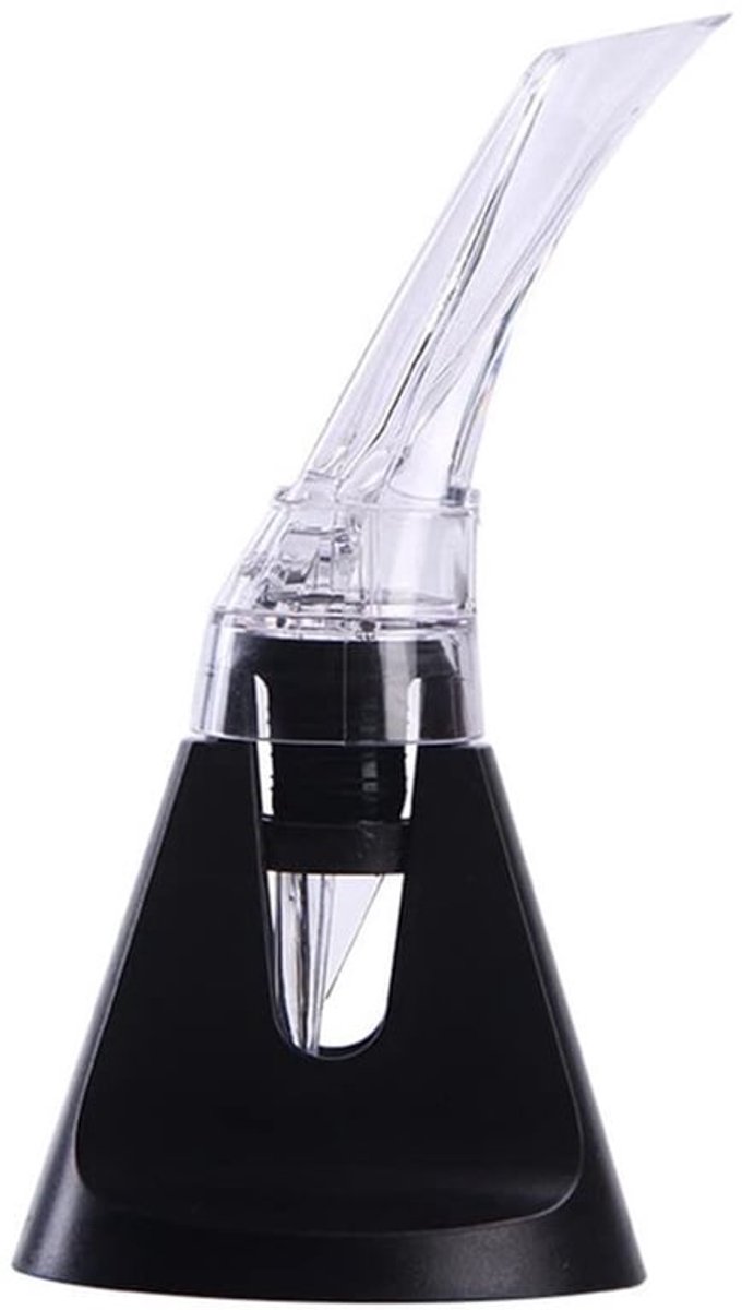 Wijn Aerator Pourer - Premium Rubber Stopper - Ergonomische Acryl Spuit