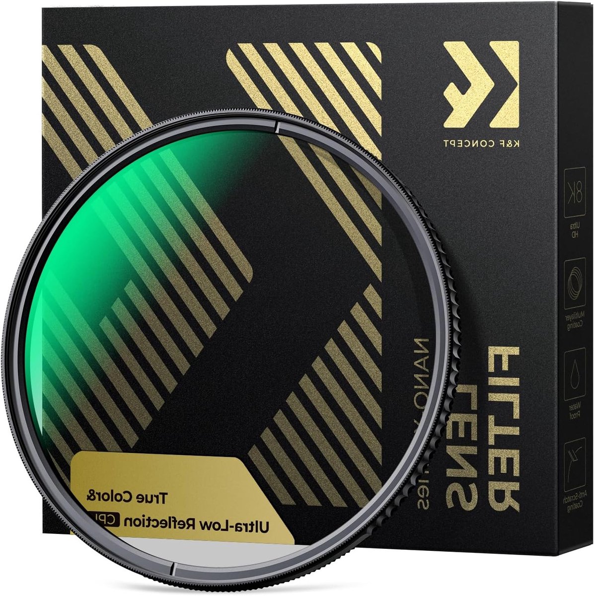 67mm Circulair Polarisatiefilter met Nano Coating voor Ware Kleuren en Lage Reflectie, Inclusief Reinigingsdoekje