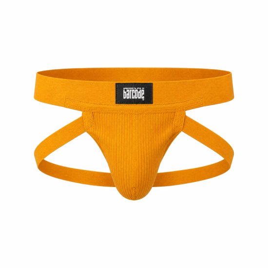 Barcode Berlin Anton Jockstrap Yellow - MAAT M - Heren Ondergoed - Jockstrap voor Man - Mannen Jock