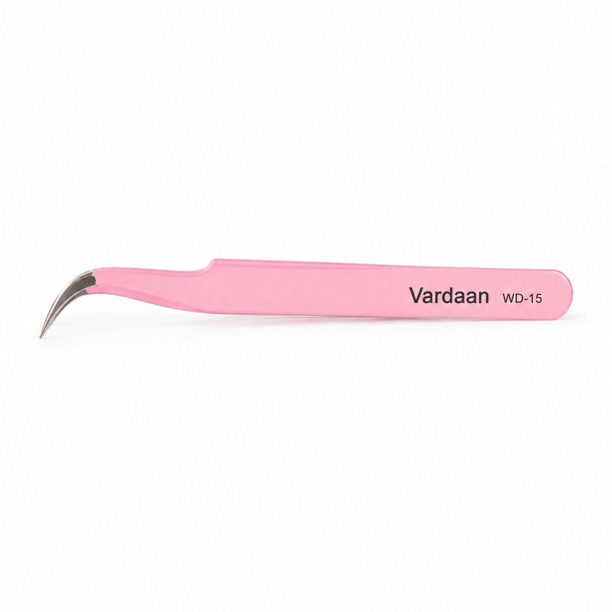 Vardaan WD-15 Pincet Gebogen 12 cm – Epileer Pincet – Tweezer – Wimper Pincet – Wimperextensions Pincet – Volume Tweezer – Wenkbrauw Pincet – Splinter Pincet – Punt Pincet – Precisie Pincet – RVS – Antistatisch – Gebogen Punt – Professioneel