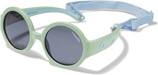 Zonnebril voor Baby en Peuter (6-24 Maanden) - 100% UV Bescherming & Veilige Pasvorm van Merkloos — afbeelding 2